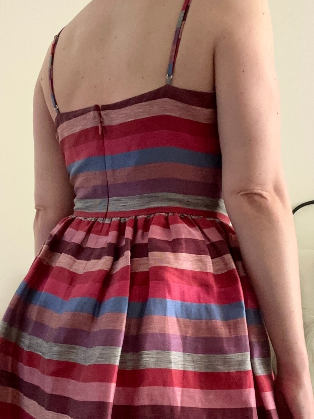 bebe Multicolor Striped Sleeveless Dress with Pockets - Picture 3 of 6
